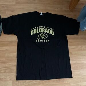 Anvil Black and Gold University of Colorado T-Shirt